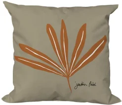 Best NP CRÉATION Coussin déco carré en polyester/coton marron Vanara Terra - 40 x 40 x 15 cm