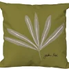 Sale NP CRÉATION Coussin déco carré en polyester/coton Vanara Vert - 40 x 40 x 15 cm