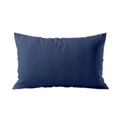 Hot SAFECO Coussin décoratif rectangulaire en coton coloris bleu encre Serge - 30 x 50 cm