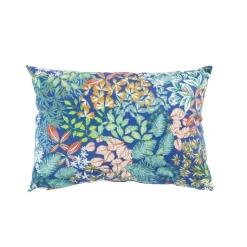 New Coussin décoratif rectangulaire décoratif coloris multicolore en coton oeko tex Maiwenn - 35 x 50 cm