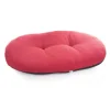 Online MARTIN SELLIER Coussin ovale en ouatine rouge 61x40 cm