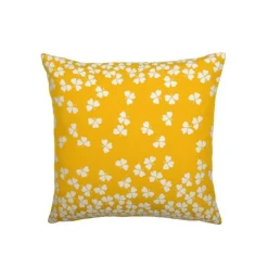 Discount FERMOB Coussin trèfle coloris miel en acrylique 44 x 44 cm