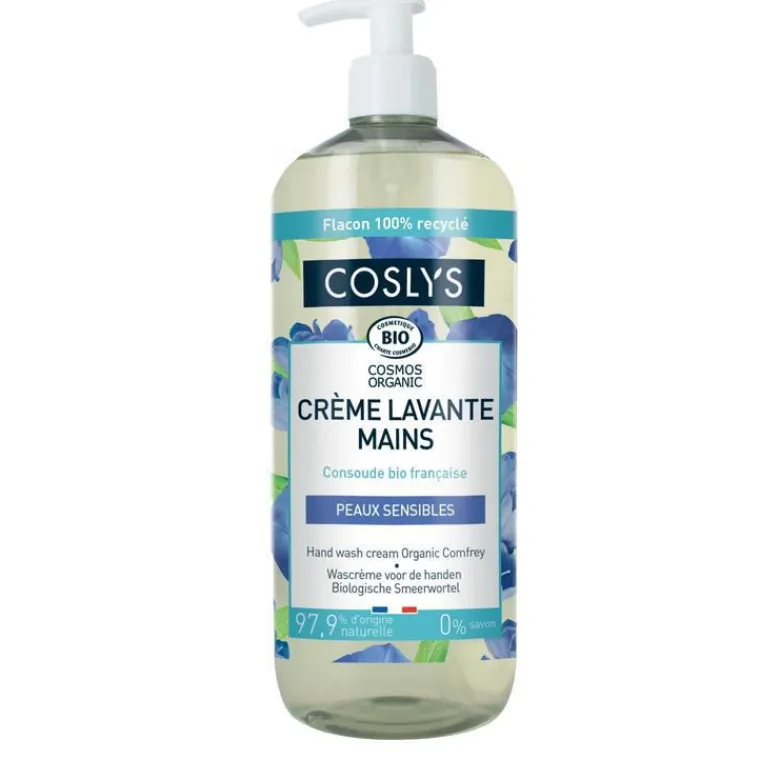 COSLYS Crème lavante mains consoude bio française - 1 L