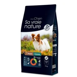 Clearance SA VRAIE NATURE Croquette pour chien adulte de petite race canard poulet - 8 kg