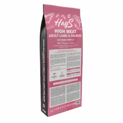 Clearance HAYS Croquette pour chien adulte à l'agneau et au poisson High Meat - 12 kg
