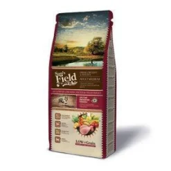 Clearance SAM'S FIELD Croquette pour chien adulte de taille moyenne au poulet avec des pommes de terre - 2,5 kg