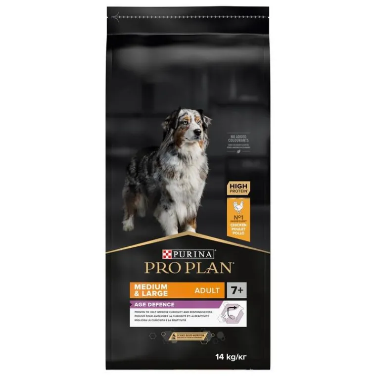 Sale PRO PLAN Croquette pour chien mature de taille moyenne au poulet - 14 kg