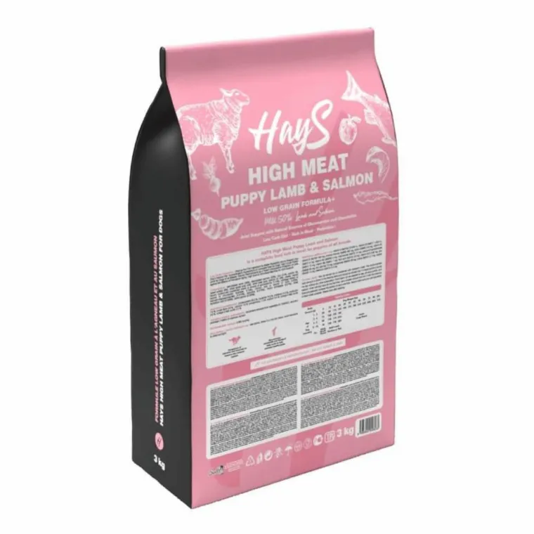 HAYS Croquette pour chiot à l'agneau et au poisson High Meat - 3 kg