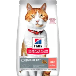 HILL'S Croquettes pour chat stérilisé au saumon Science Plan Cat Sterilised - 300 g
