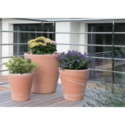 Sale POTERIE GOICOECHEA Cuvier contemporain en terre claire H 48 x Ø 47 cm