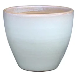 Sale DECOLINES Cuvier en grès émaillé blanc Littoral - Ø 22 x H 21,5 cm