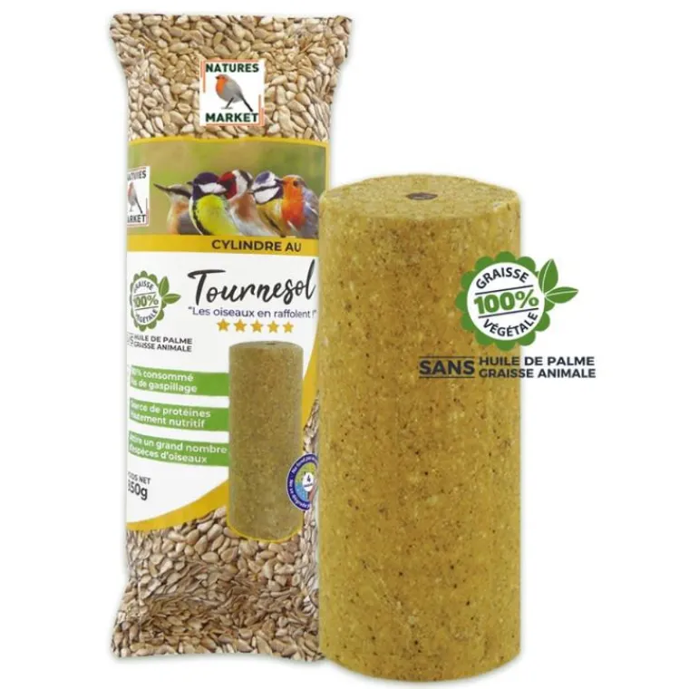 Sale NATURES MARKET Cylindre de graisse végétale au tournesol 850 g