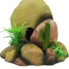 New REPTILE PLANET Décor pour terrarium en résine coloris vert Monts Pirin Rock - 21,5 x 12,5 x 19 cm