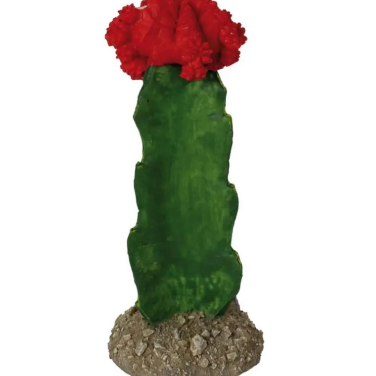 Best REPTILE PLANET Décor pour vivarium en résine coloris vert Cactus - 7 x 7 x 15 cm