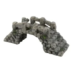 Hot AQUATLANTIS Décoration pour aquarium coloris gris Pont en pierre - 19,8 x 6,8 x 8 cm