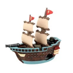 Clearance AQUATLANTIS Décoration pour aquarium coloris multicolore Bateau à Voile Pirates - 18 x 7,5 x 17,5 cm