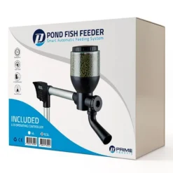 Best BLUE CORAL Distributeur automatique pour poissons de bassin 8,5L - PRIME AQUATIC - modèle Pond Fish Feeder