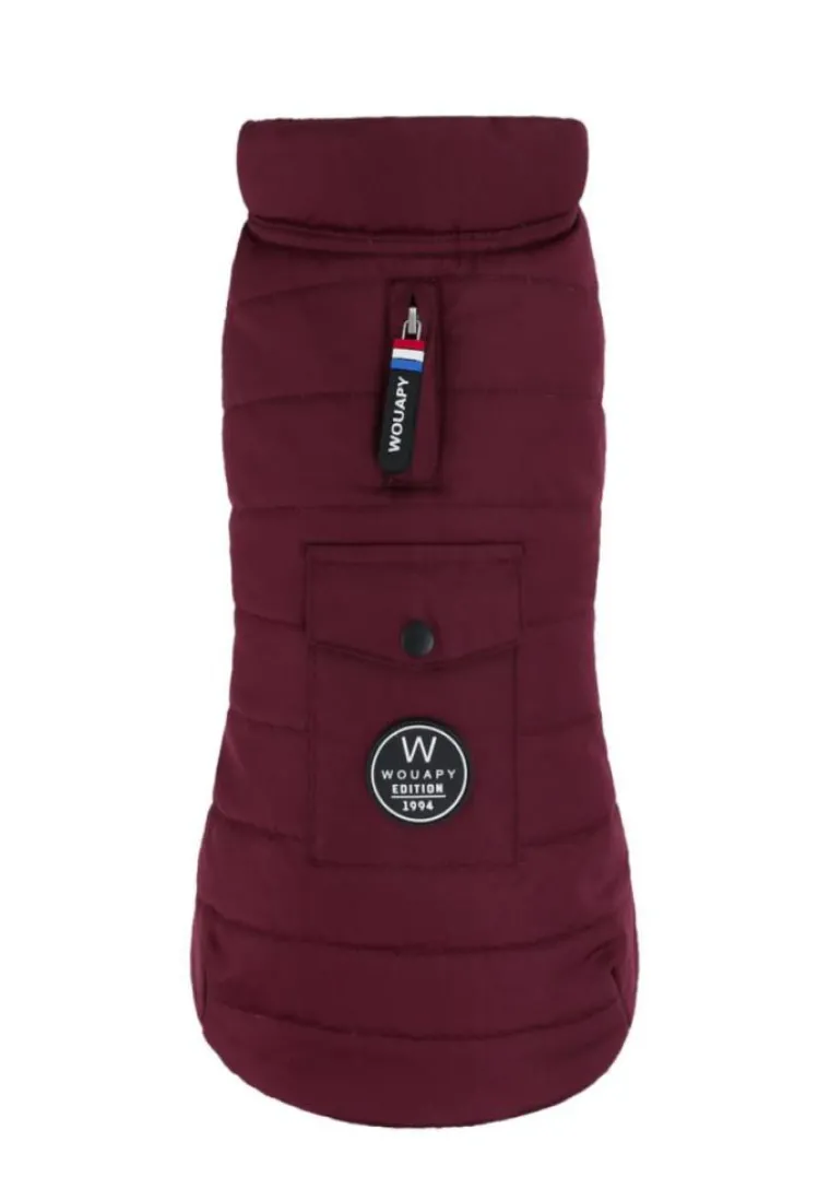 Outlet WOUAPY Doudoune pour chien coloris prune - Taille 26