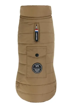 Online WOUAPY Doudoune pour chien en tissu recyclé coloris camel - Taille XXS