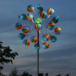 Best SMART GARDEN Eolienne solaire SkyRunner coloris bleu en métal Smartgarden - 213 x 58 x 25,5 cm