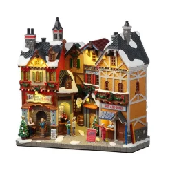 Best LEMAX Façade Vail Village Village à la montagne – 28 x 11,5 x 27 cm