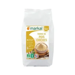 Clearance MARKAL Farine de pois chiches bio - 500 g