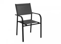 Hot PROLOISIRS Fauteuil de jardin en aluminium et toile Duca