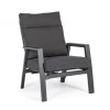 Clearance Fauteuil inclinable KLEDI - Anthracite - BIZZOTTO