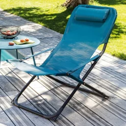 Outlet Fauteuil relax bleue 127 x 61 x 28,5 cm