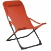 Clearance Fauteuil relax orange 127 x 61 x 28,5 cm