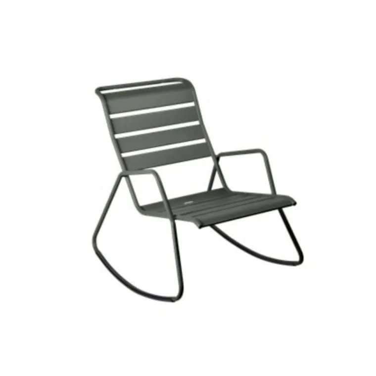FERMOB Fauteuil rocking chair coloris bleu romarin Monceau - 72 cm