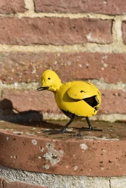 CHOUETTE & CO Figurine décorative poussin coloris jaune en métal