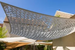 Sale MOREL Filet d’ombrage rectangulaire gris Jardiline - 3 x 2,4 m