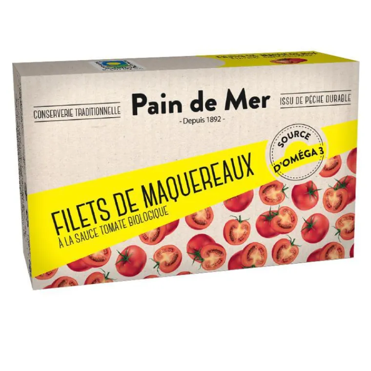 Best PAIN DE MER Filets de maqueraux à la tomate en boîte - 120 g