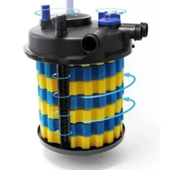 Best BLUE CORAL Filtre pression et UV pour bassin - SUNSUN CPF 30000
