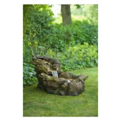 New UBBINK Fontaine Aspen chute d'eau en rochers 105x50x50 cm