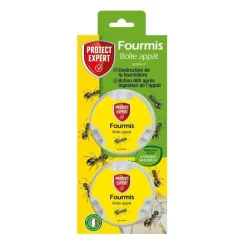 PROTECT EXPERT Fourmis Boîte Appâts 2x10 g 1,6x9,8x25,5 cm