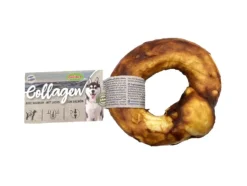 Hot BUBIMEX Friandise à mâcher pour chien en vrac donut de collagène au saumon – Ø 8 cm – Prix à la pièce