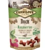 Online CARNILOVE Friandise pour chat snack croquant au canard - 50 g