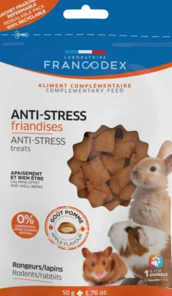 Best FRANCODEX Friandises anti-stress pour NAC goût pomme - 50 g