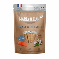 Discount MARLY & DAN Friandises pour chien barres à mâcher peau et pelage - 80 g