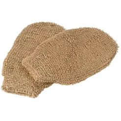 NATURAL ACCESSOIRES Gant de massage et de gommage coloris beige