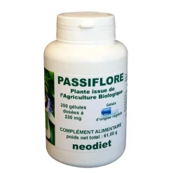 Hot NEODIET Gélules de passiflore bio en boite de 200 unités