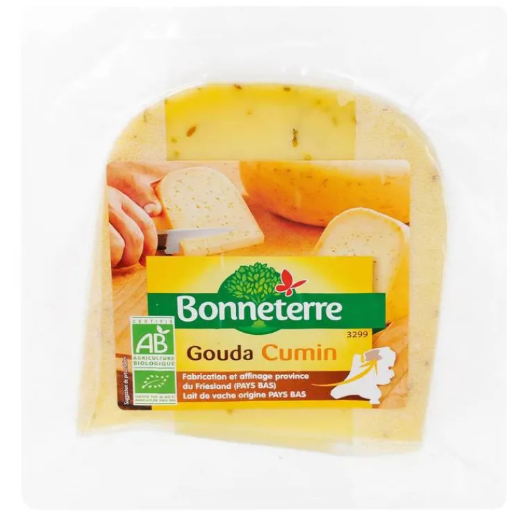 Online BONNETERRE Gouda au cumin origine Hollande bio - 200 g