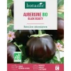 Clearance BOTANIC® Graines d'aubergine black beauty bio - graines à semer