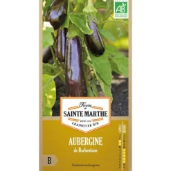 New FERME DE SAINTE MARTHE Graines d'aubergine de Barbentane bio - graines à semer