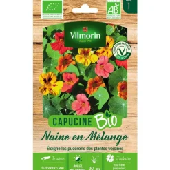 Discount VILMORIN Graines de Capucine Bio naine en mélange - graines à semer
