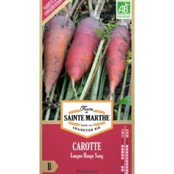Online FERME DE SAINTE MARTHE Graines de Carotte longue rouge sang bio - 1500 graines à semer