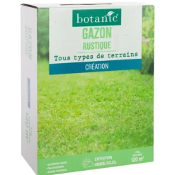 Outlet BOTANIC® Graines de gazon à semer rustique pour création - 3 kg