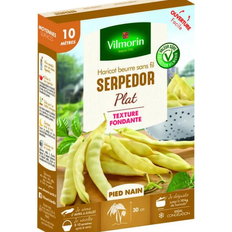 Best VILMORIN Graines de haricot nain serpedor - graines à semer